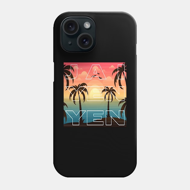 Jai-Yen-Yen Lao Thai Phrase Phone Case by TYTHYTDESIGNS