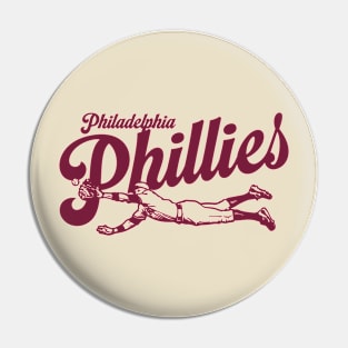 Diving Phillies Pin