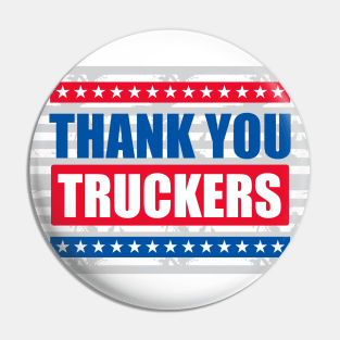 Thank You Truckers Pin