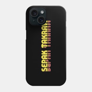 Retro Sepak Takraw Phone Case