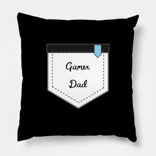 Gamer dad pocket design Pillow