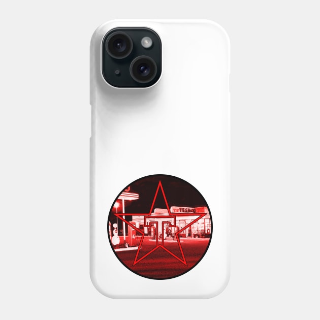 Gas station at night Phone Case by candcretro