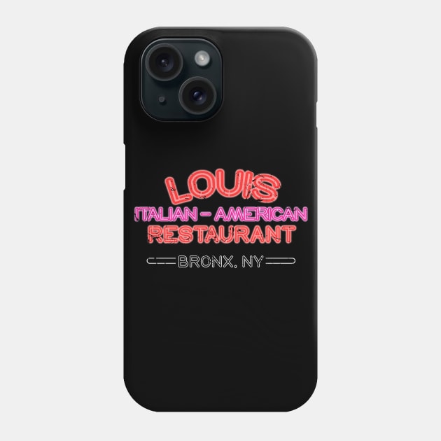 Louis Italian-American Restaurant Phone Case by PopCultureShirts