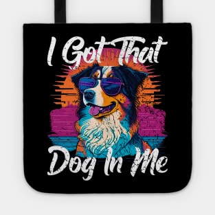 I Got That Dog In Me Collie MD Meme Funny Workout Tote