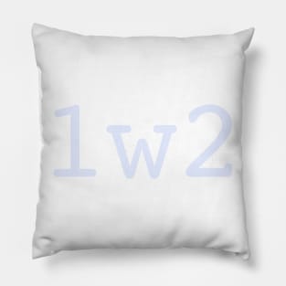 enneagram 1 wing 2 Pillow