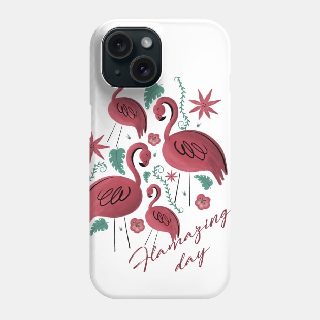 Flamazing day Phone Case by Arch4Design