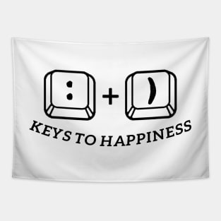 KEYS TO HAPPINESS Tapestry