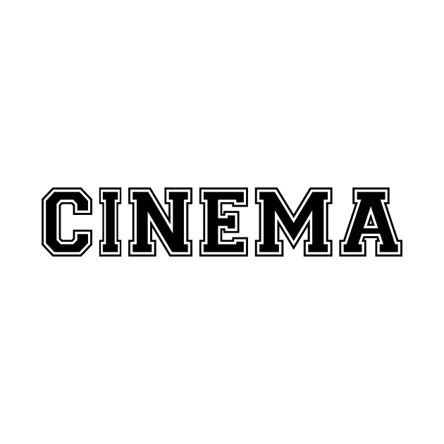 CINEMA (Black) by ThatShelf.com