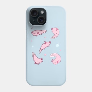 Cute axolotls Phone Case