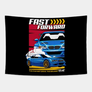 GTR E46 Fast Forward Tapestry