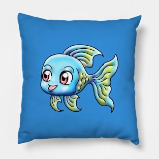 BLUE FISH Pillow