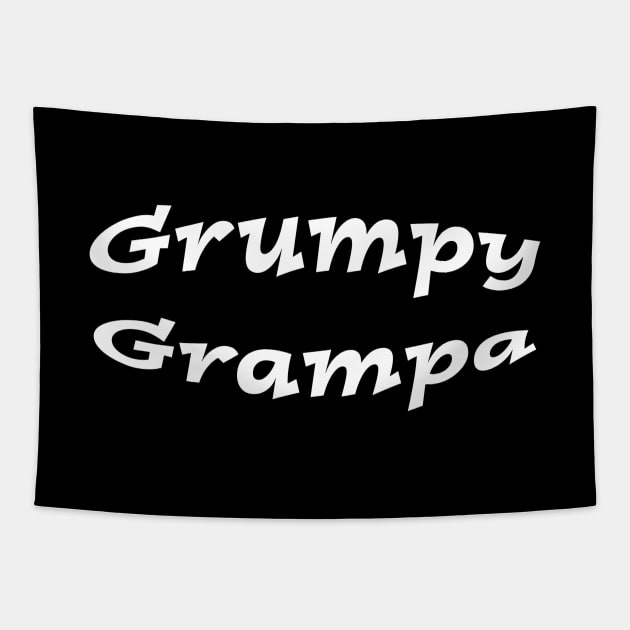 Grumpy Grampa Tapestry by Comic Dzyns