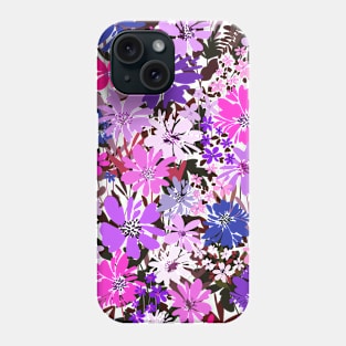 Purple Flowers Phone Case