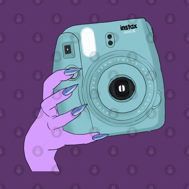 Instax blue by eveline