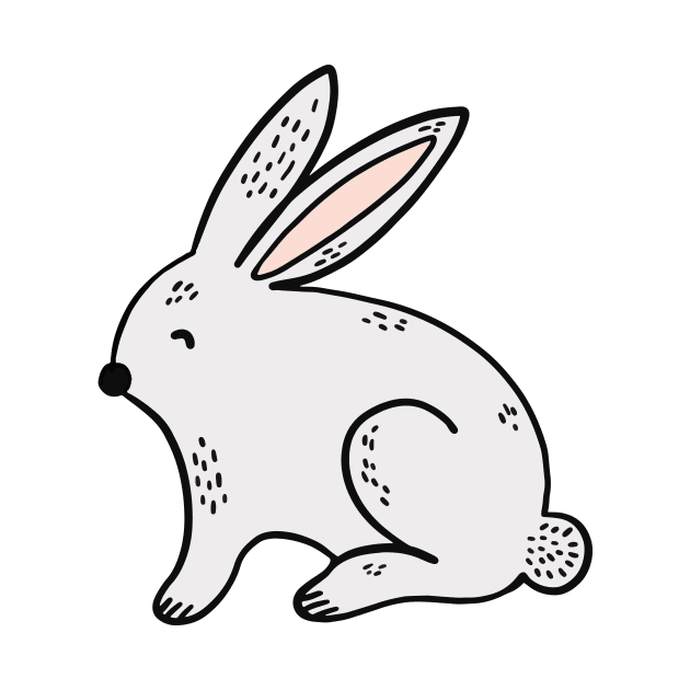 Cute rabbit illustration by bigmomentsdesign