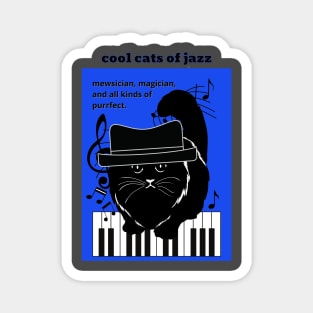 Cool Cats of Jazz Magnet