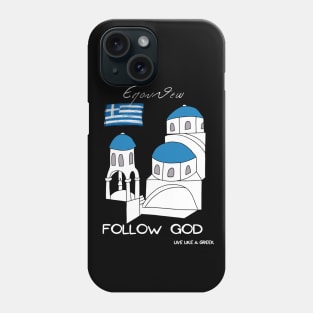 Follow God and live better life ,apparel hoodie sticker coffee mug gift for everyone Phone Case