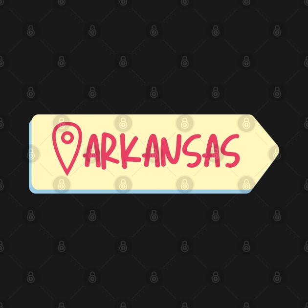 Arkansas by Random Prints