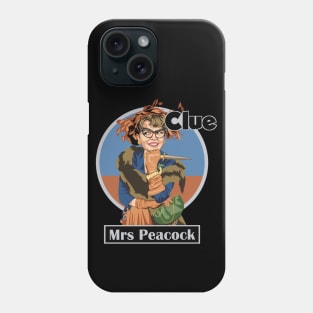 CLUE Mrs Peacock Phone Case