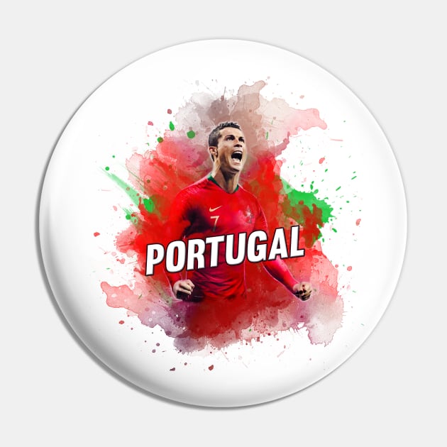 Portugal CR7 Pin by Aefe