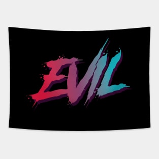 Evil typography design Tapestry