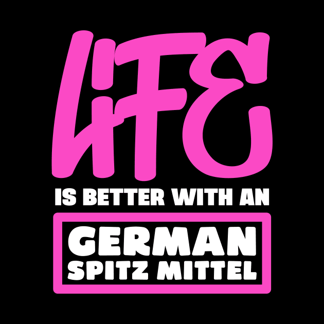 Life is better with a German Spitz Mittel by colorsplash