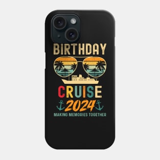 Birthday Cruise Shirts 2024 Squad Family Vacation Summer Phone Case