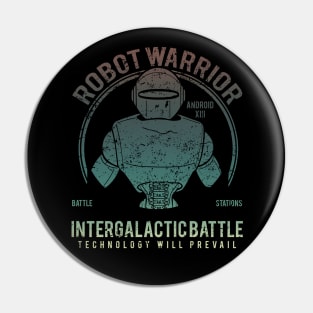 Robot Warrior Pin