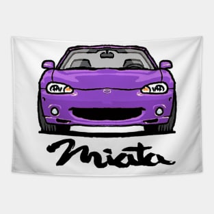 MX5 Miata NB Purple Tapestry