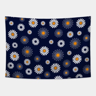 Daisy Flower Pattern Tapestry