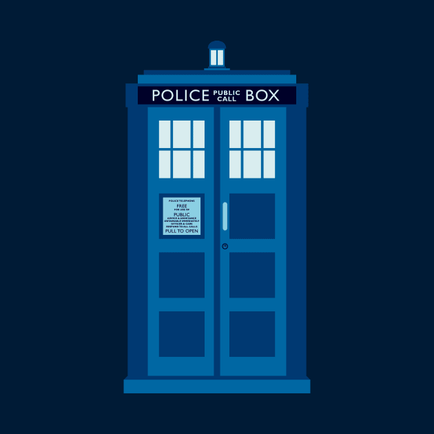 The Blue Police Box by StudioInfinito