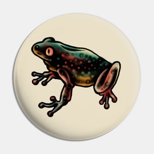 Leopard frog Pin