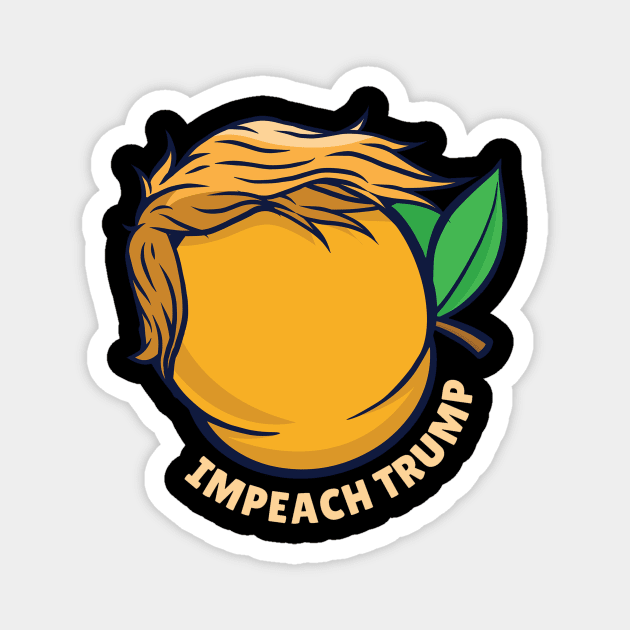 Impeach Trump t-shirt, Donald Trump T-Shirt, Funny Political Magnet by Hercules t shirt shop