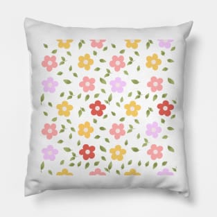 Colourful Flowers 7 Pillow