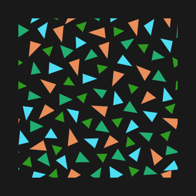 Colored triangles, geometric shapes. by Design images