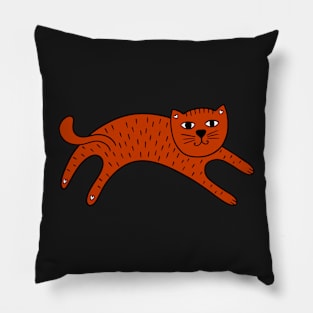 Doodle cat Pillow