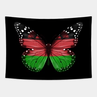 Malawian Flag  Butterfly - Gift for Malawian From Malawi Tapestry