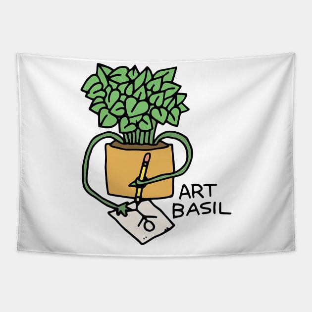 art basil Tapestry by couldbeanything