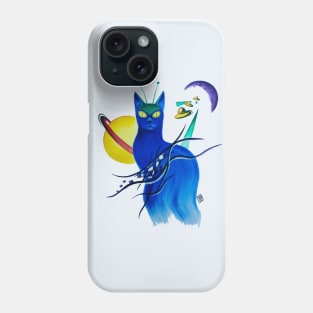 Zap Cat In The Mauhaus Dimension Phone Case