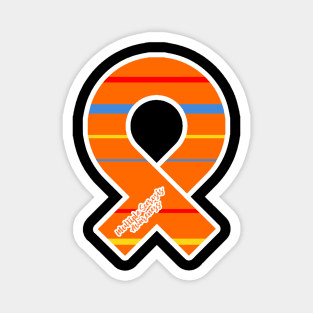 Multiple Sclerosis Awareness Ribbon Magnet