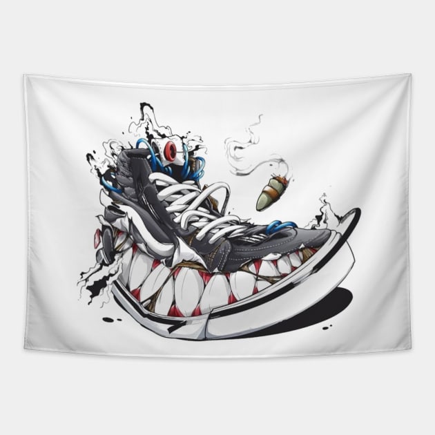 Kicks Tapestry by DKshirts