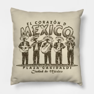 El Corazón d Mexico 1920 Pillow