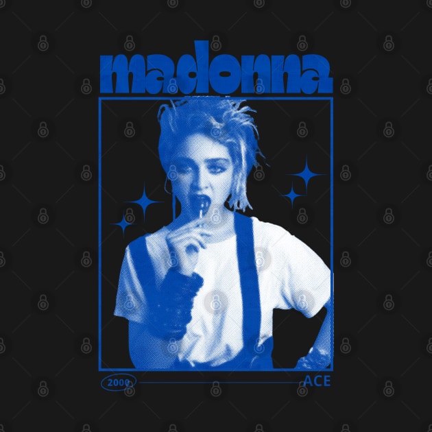 Madonna Original 80s Vintage Style Design by Yuri's art