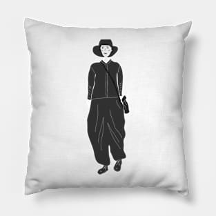 fashion silhouette Pillow