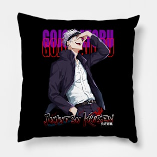 Anime Satoru Vector Art Pillow