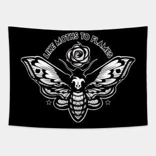 Like moths to flames Tapestry