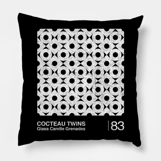 Cocteau Twins / Minimalist Graphic Artwork Design Pillow by saudade