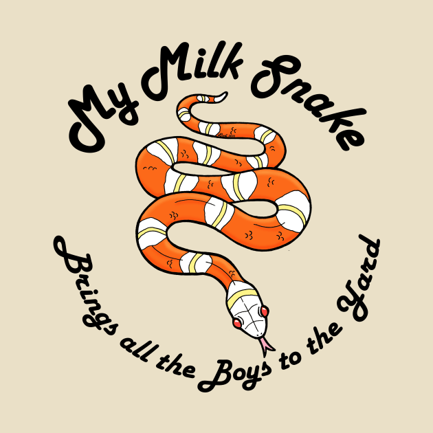 Milk Snake (albino) by HonuHoney