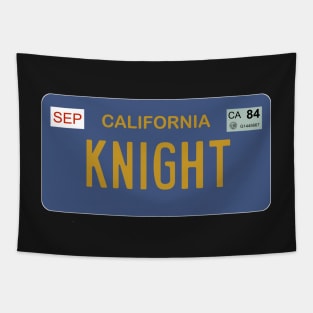 Knight Rider license plate Tapestry