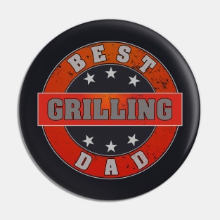 Men Best Grilling Dad Father Gift Pin